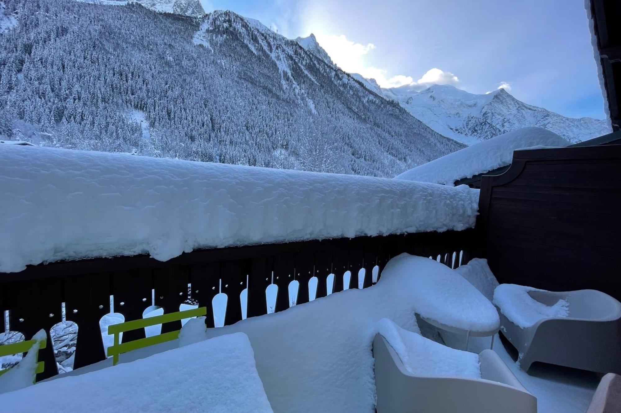 Mont Blanc View Apt In The Heart Of Chamonix Zewnętrze zdjęcie