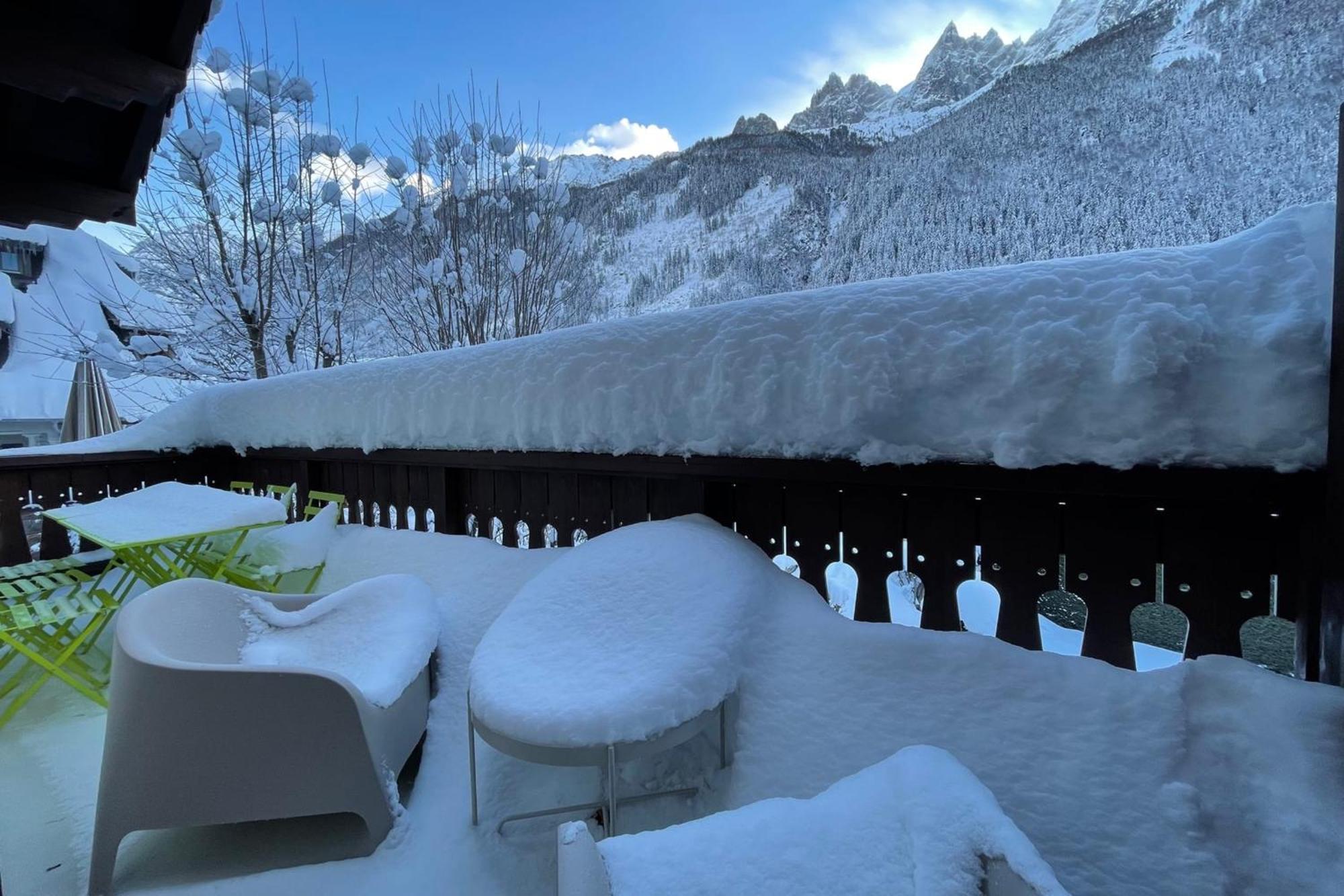 Mont Blanc View Apt In The Heart Of Chamonix Zewnętrze zdjęcie